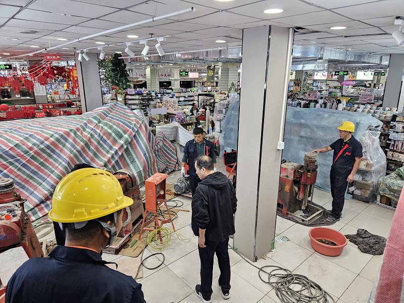 商场地基沉降不停工治理